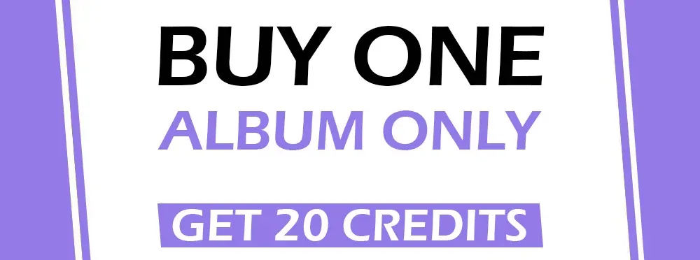 Buy One Album Only - Get 20 Credits